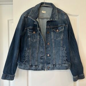 NWOT A.N.A Jean Jacket Women’s Large Classic Blue Denim Jacket